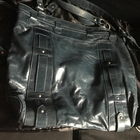 Belen Echandia Leather large shoulder tote bag - Picture 4 of 8